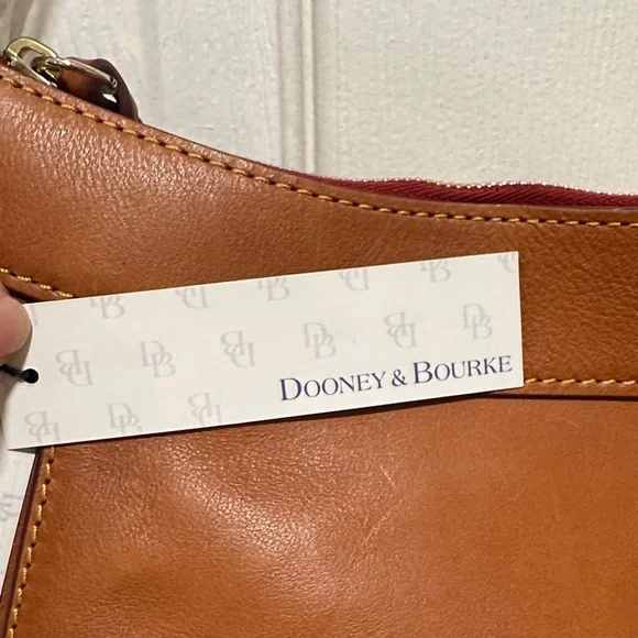 Dooney & Bourke Tan Leather Shoulder Bag